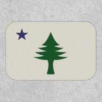 1901 Maine Flag Velcro Patch