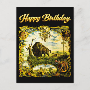 1901 Pan American Expo Buffalo NY Happy Birthday Postcard