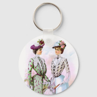 1901 Vintage Dresses Keychain