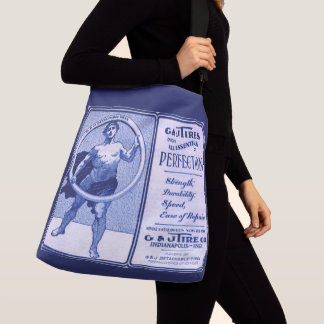 1902 G & J Tires ad print Crossbody Bag