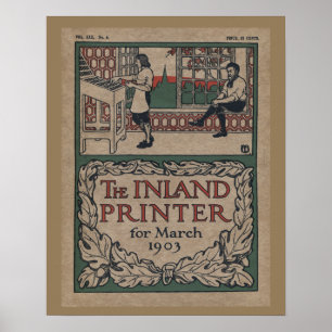 1903 Inland Printer letterpress poster
