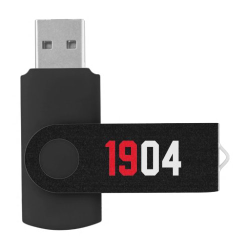 1904 Benfica Red White Flash Drive