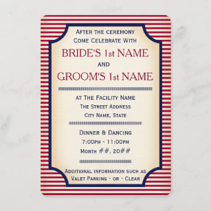 1904 Bully Pulpit (Wedding Collection) Invitation