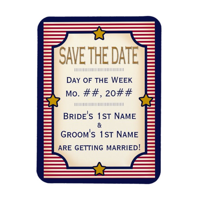 1904 Bully Pulpit (Wedding Collection) Magnet (Vertical)