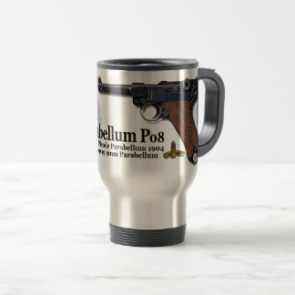 1904 Mauser Parabellum 1908 PO8 Luger 2 Travel Mug
