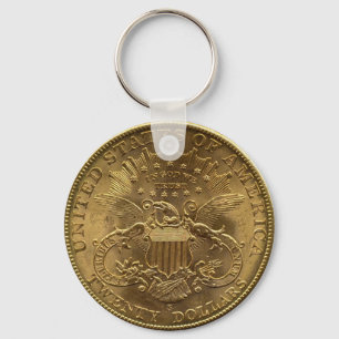 1904 Twenty Dollar Coin, back (tails) or $20 Keychain
