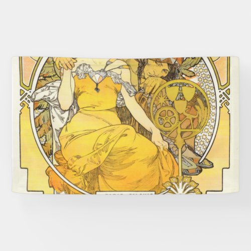 1904 Worlds Fair By Alphonse Mucha Banner