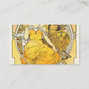 1904 World's Fair By Alphonse Mucha Business Card