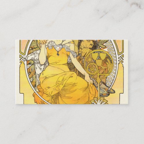 1904 Worlds Fair By Alphonse Mucha Business Card