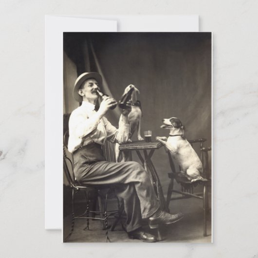 1905 Beer Drinking Dogs (Front)