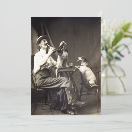 1905 Beer Drinking Dogs (Standing Front)