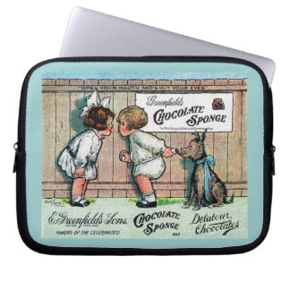 1905 Chocolate Candy Ad Laptop Sleeve
