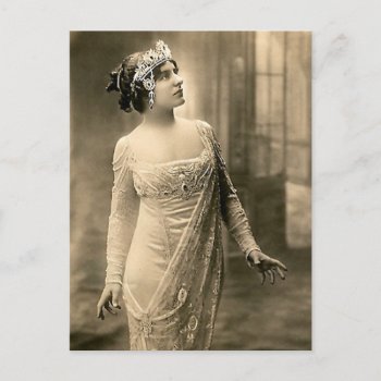 1905 Evening Gown Postcard by tnmpastperfect at Zazzle