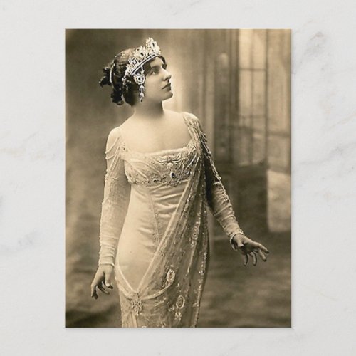 1905 Evening Gown Postcard