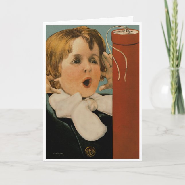 1905!!!  "GREAT EXPECTATIONS" 4TH OF JULY GREETING CARD (Front)