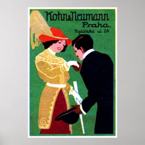1905 Prague Fashion Poster