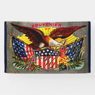 1905 Souvenir 4th of July Banner