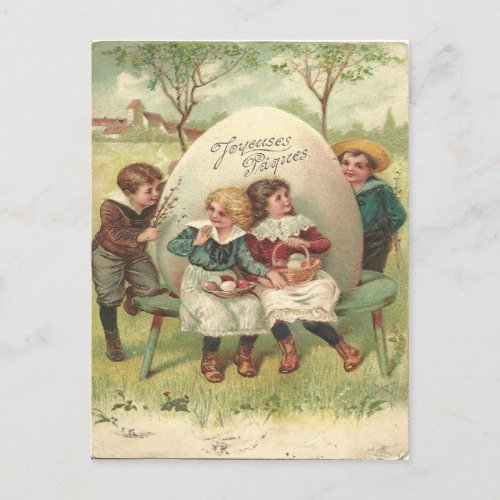 1905 Vintage Joyouses Easter Postcard