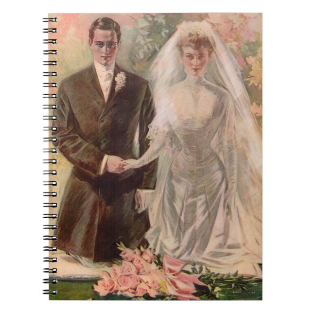 1906 Edwardian wedding Notebook (Front)