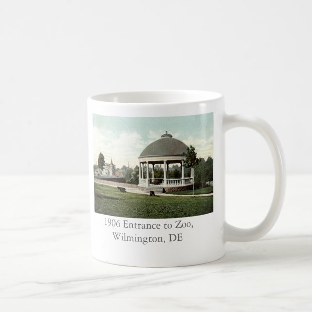 1906 Entrance to Zoo, Wilmington, DE Coffee Mug (Right)