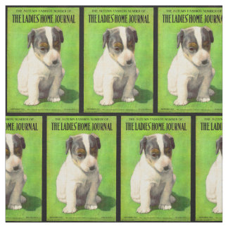 1906 Ladies Home Journal cover puppy print Fabric