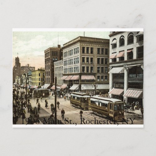 1906 Main St Rochester NY Postcard