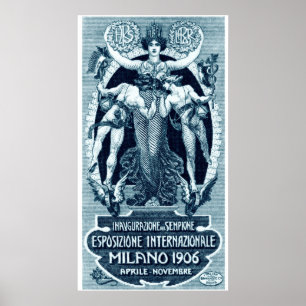 1906 Milan International Expo Poster