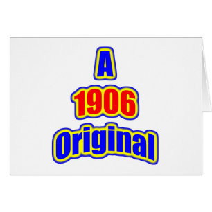 1906 Original Bl Red Cards