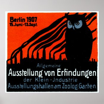 1907 Berlin Exhibition Poster by historicimage at Zazzle