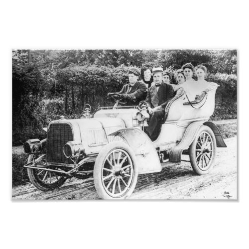 1907 White Model G Steam Touring Car Photo Print