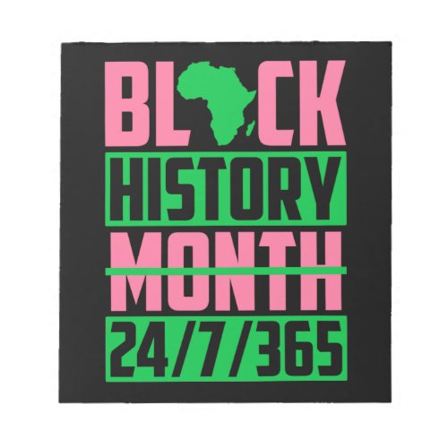 1908 AKA Black History Month Notepad