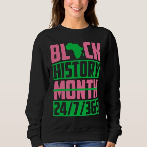 1908 AKA Black History Month Sweatshirt