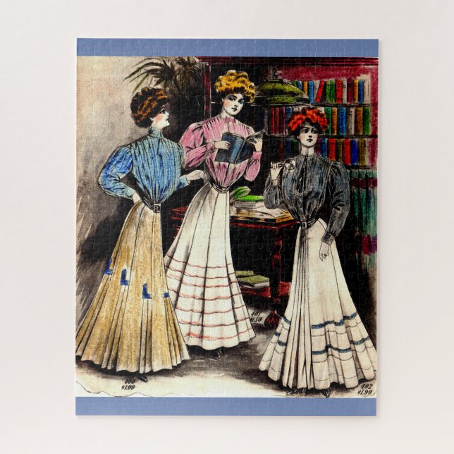 1908 Gimbels dresses no. 1 Jigsaw Puzzle (Vertical)