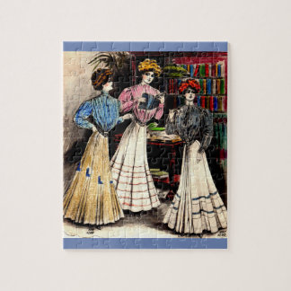 1908 Gimbels dresses no. 1 Jigsaw Puzzle