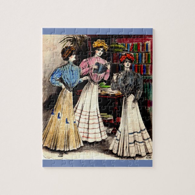 1908 Gimbels dresses no. 1 Jigsaw Puzzle (Vertical)