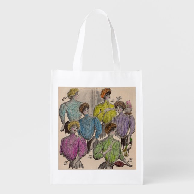 1908 Gimbels ladies blouses waists no. 1 Grocery Bag (Front)