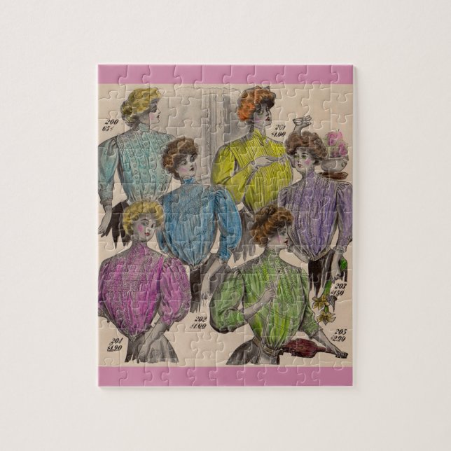 1908 Gimbels ladies blouses waists no. 1 Jigsaw Puzzle (Vertical)