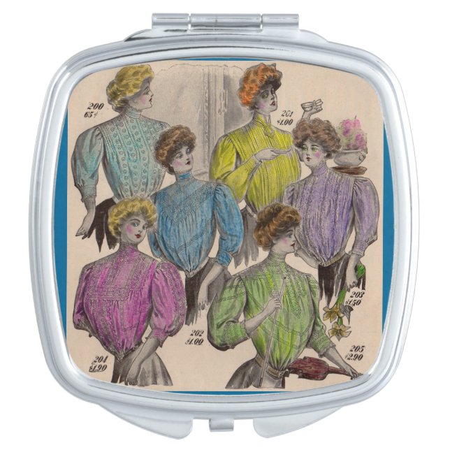1908 Gimbels ladies blouses waists no. 1 Makeup Mirror (Front)
