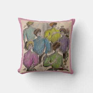 1908 Gimbels ladies blouses waists no. 1 Throw Pillow