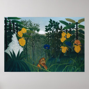 1908 Henri Rousseau Painting Poster