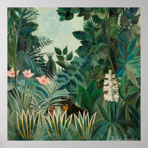 1908  Henri Rousseau Painting Poster