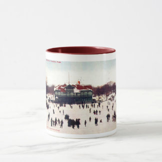 1908 Skating at Lincoln Park, Vintage Inspired Mug