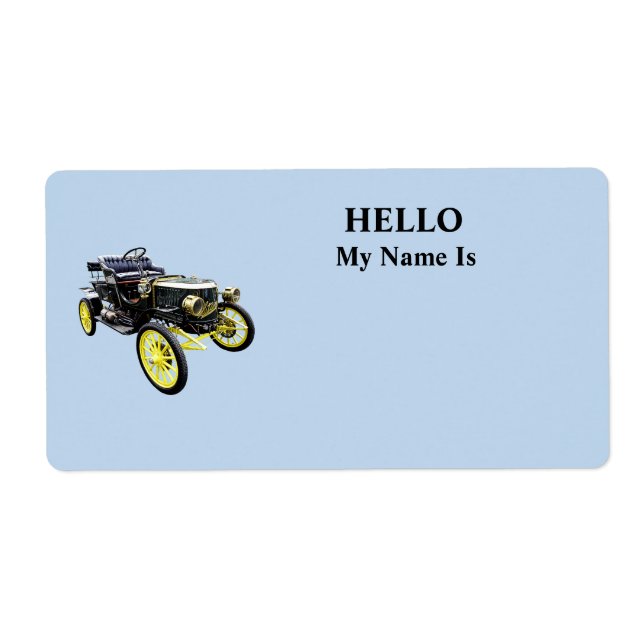 1908 Stanley Steamer Motor Car Label (Front)
