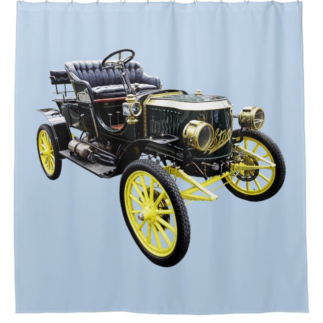 1908 Stanley Steamer Motor Car Shower Curtain (Front)