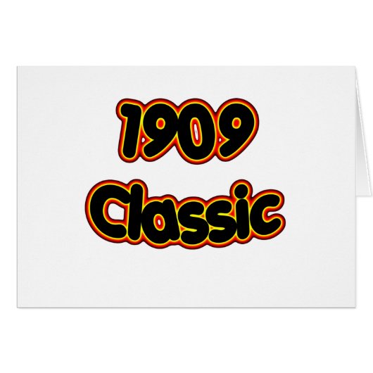 1909 Classic Cards (Front Horizontal)