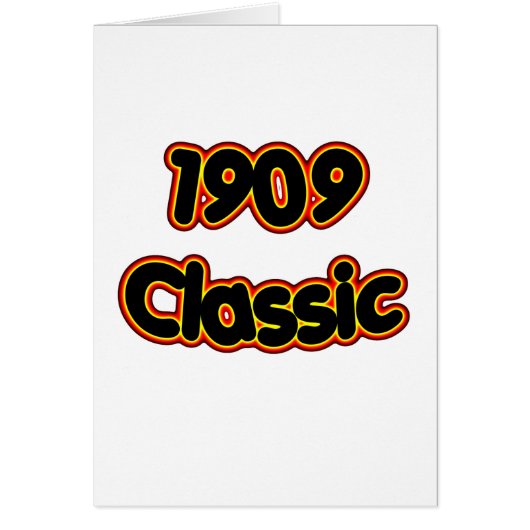 1909 Classic Cards (Front)