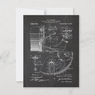 1909 Drum and Musical Apparatus - Patent Drawing Invitation