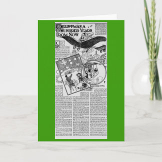 1909 Harlem Montana newspaper article Christmas Holiday Card