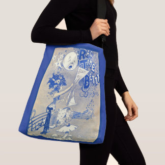 1909 Ragtime Betty sheet music art Crossbody Bag