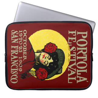 1909 San Francisco Portola Festival Laptop Sleeve